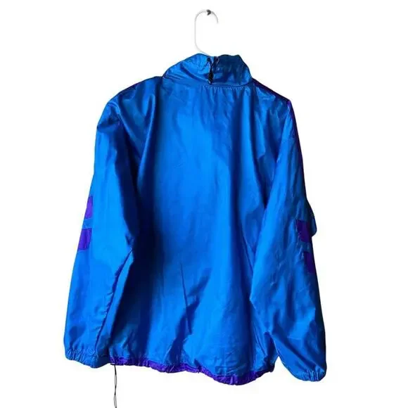 Vintage‎ RARE 80s The North Face Nylon Pullover Windbreaker - Blue / Purple - M